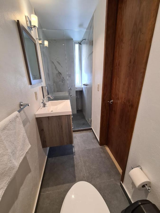 Acogedor Loft Privado Apartment Kota Meksiko Bagian luar foto